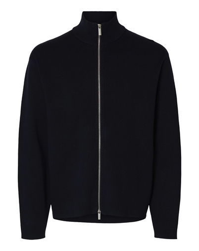 Selected - SLHTeller Relaxed Zip Cardigan - Sky Captain